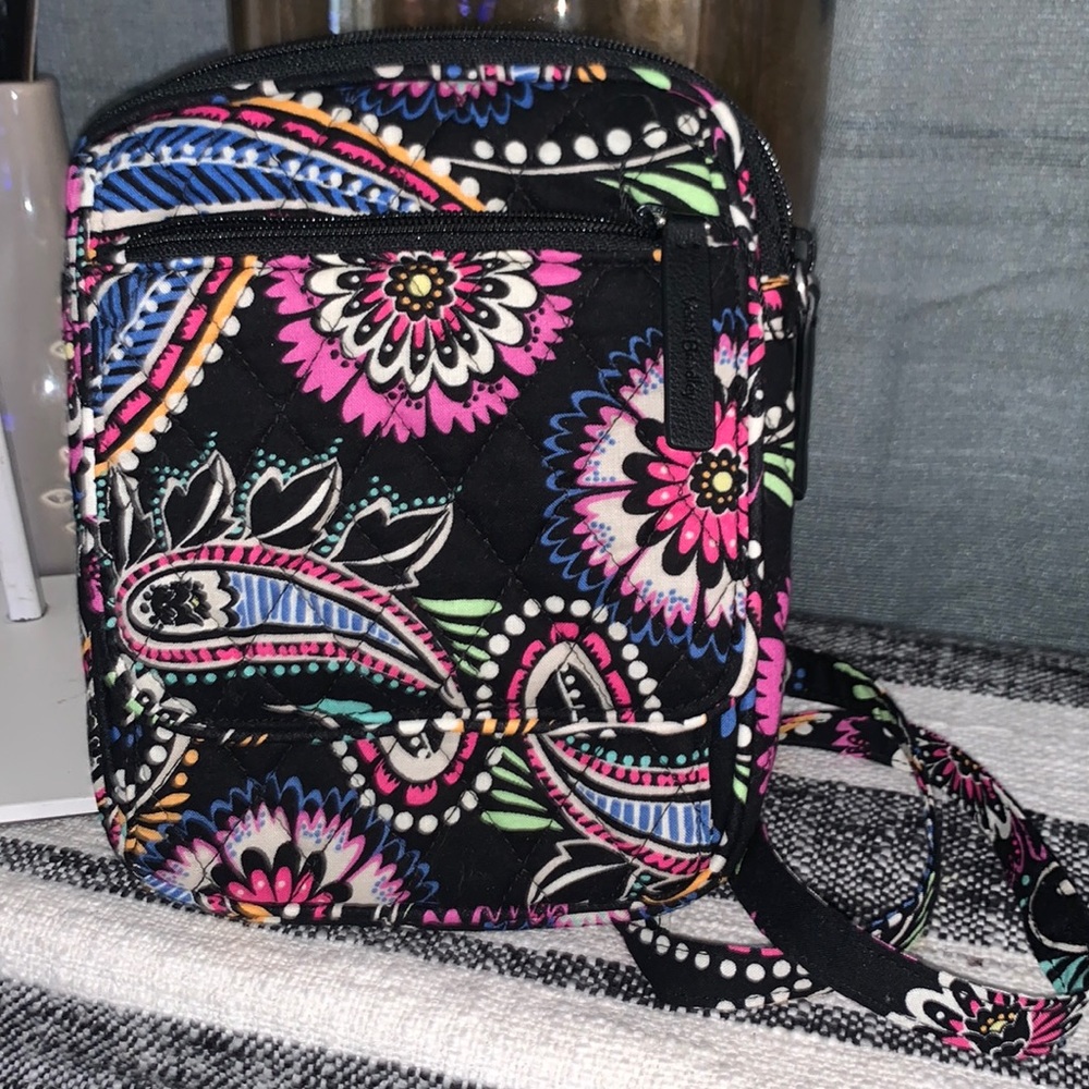 Vera Bradley Bandana Swirl Mini Hipster crossbody